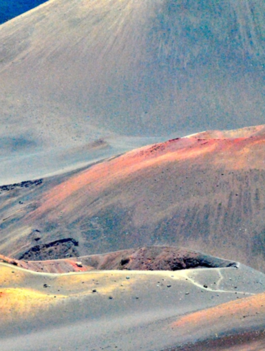 I colori del cratere di Haleakala a Maui