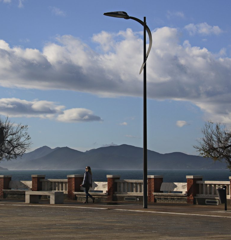 Piazza Bovio a Piombino